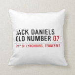 Jack Daniels Old Number  Pillows