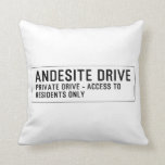 andesite drive  Pillows