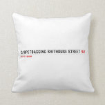Carpetbagging Shithouse street  Pillows