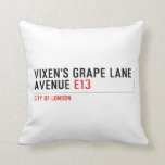 Vixen's Grape Lane  Avenue  Pillows
