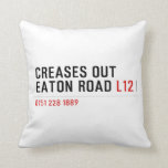 Creases Out Eaton Road  Pillows