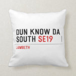 DUN KNOW DA SOUTH  Pillows
