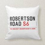 Robertson Road  Pillows
