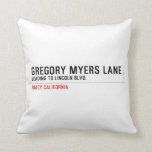 Gregory Myers Lane  Pillows