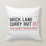 Brick Lane  Curry Hut  Pillows