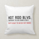 Hot Rod Blvd.  Pillows