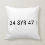 34 SYR 47  Pillows