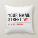 Your Name Street  Pillows