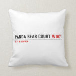 PANDA BEAR COURT  Pillows