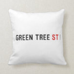 Green Tree  Pillows