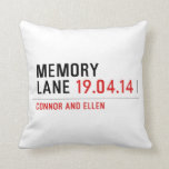 MEMORY LANE  Pillows