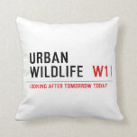 URBAN WILDLIFE   Pillows