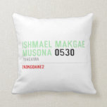 ISHMAEL MAKGAE MUSONA  Pillows