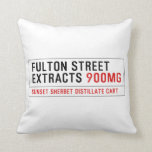 Fulton street Extracts  Pillows