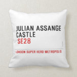 JULIAN ASSANGE CASTLE    Pillows
