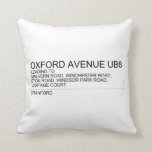 Oxford Avenue  Pillows