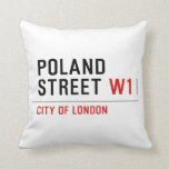 Poland Street  Pillows