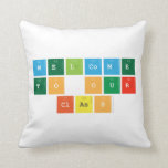 Welcome 
 to our
  class  Pillows