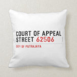 COURT OF APPEAL STREET  Pillows