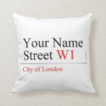 Your Name Street  Pillows