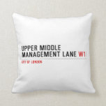 Upper Middle Management Lane  Pillows