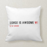 George is awsome  Pillows