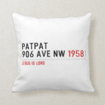 Patpat 906 ave nw  Pillows