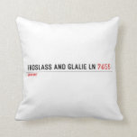 Froslass and glalie ln  Pillows