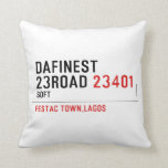 Dafinest 23road  Pillows