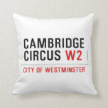 Cambridge Circus  Pillows