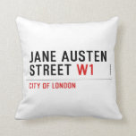 Jane Austen Street  Pillows