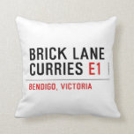 brick lane  curries  Pillows