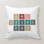 Owl
 Square
 Press  Pillows