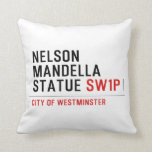 nelson mandella statue  Pillows