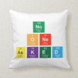 no 
 one 
 asked  Pillows