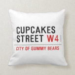cupcakes Street  Pillows