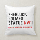 sherlock holmes statue  Pillows