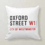 oxford street  Pillows
