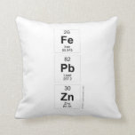 Fe
 Pb
 Zn  Pillows