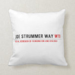 Joe Strummer Way  Pillows