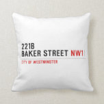 221B BAKER STREET  Pillows