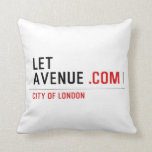 LET  AVENUE  Pillows