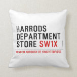 HARRODS DEPARTMENT STORE  Pillows