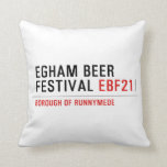 EGHAM BEER FESTIVAL  Pillows