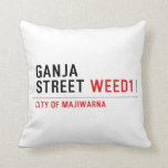 Ganja Street  Pillows