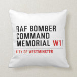 raf bomber command memorial  Pillows