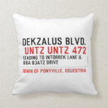 DekZalus Blvd.   Pillows