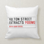 Fulton street Extracts  Pillows