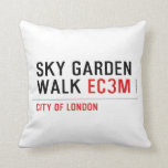 sky garden walk  Pillows