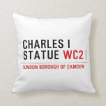charles i statue  Pillows